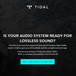 ロスレス音楽とAAC320kbps音楽を聴き比べテストできるサイト・TIDAL